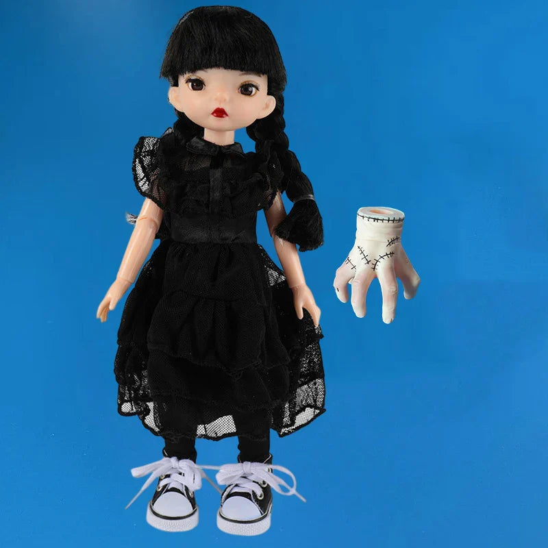 Wednesday Double Jointed Doll 30cm