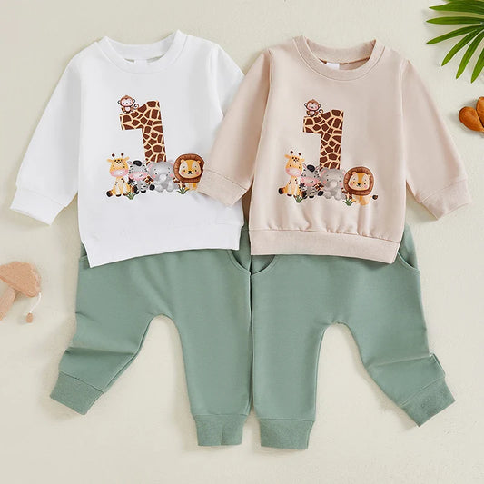 Baby Boy First Birthday Top & Trousers (Age 12-18M)