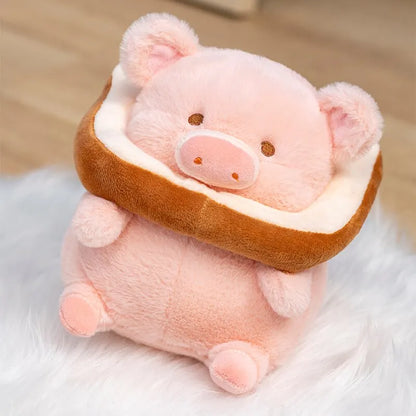 Plush Lulu Pig Bread Plush Toy - 20cm