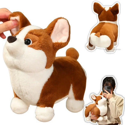 Plush Corgi Dog Stuffed Toy 23-45cm