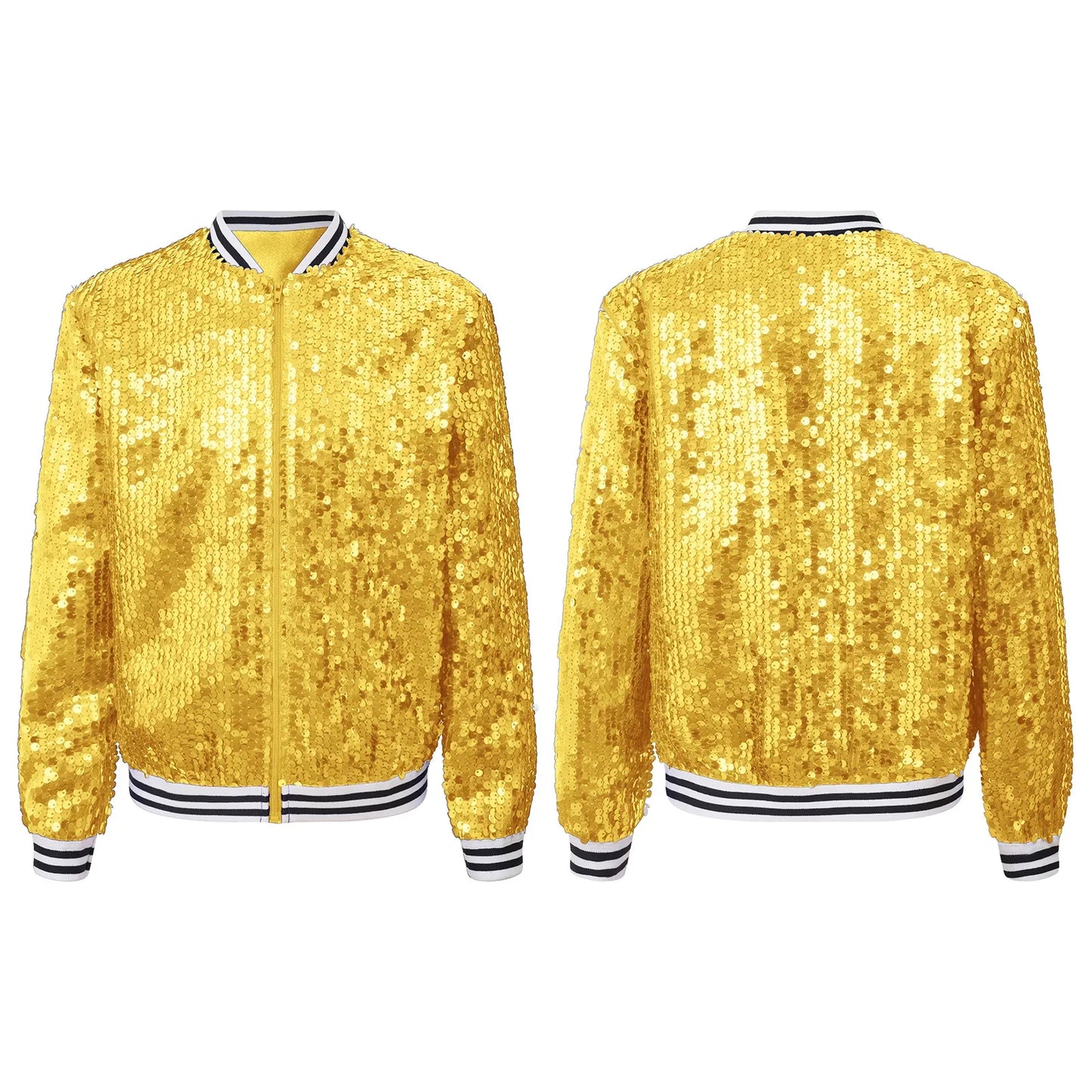 Girls Sequin Baseball Jacket (Age 6-14YRS)