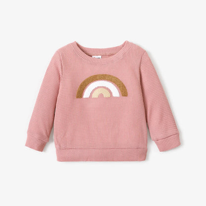 Baby Boys/Girls Rainbow Long-sleeve Pullover Sweatshirt (Age 3M-3YRS)