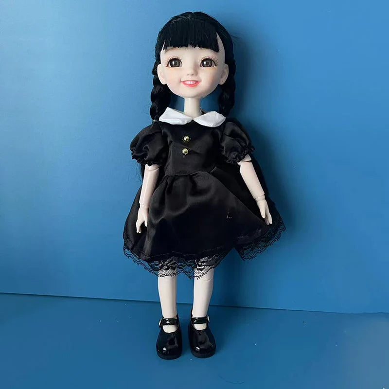 Wednesday Double Jointed Doll 30cm