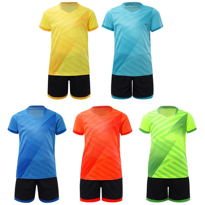 Boys Training Sports T-Shirt & Shorts Set (Age 3-16YRS)