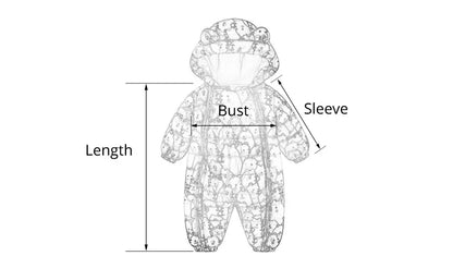 Baby Winter Snowsuit Hooded Outerwear (Newborn-24M)