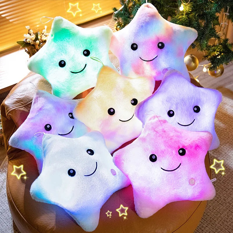 Plush LED Light Star Stuffed Toy - 22-35cm