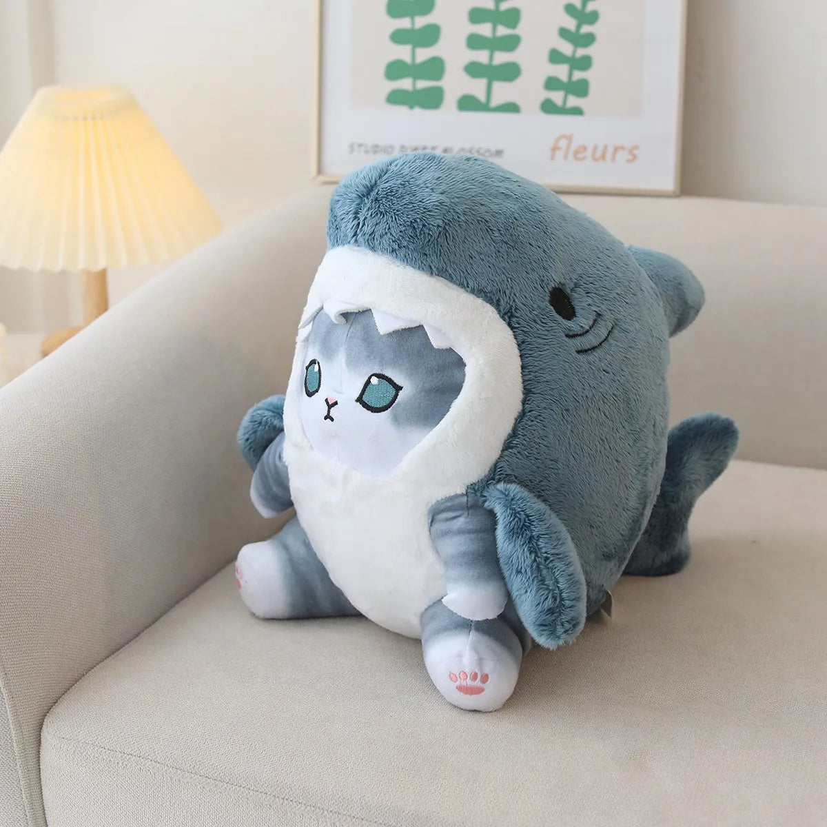 Plush Shark Cat Stuffed Toy