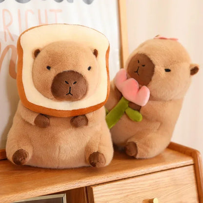 Plush Capybara Bread Stuffed Toy - 30cm