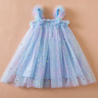 Girls Butterfly Tulle Dress (Age 9M-5YRS)