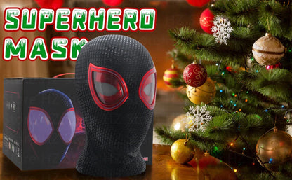 Marvel 1:1 Miles Morales Mask with Movable Eyes Electronic Gwen Spider-Man Helmet Ring Control Toy