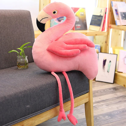 Plush Pink Flamingo Stuffed Toy 35-100cm