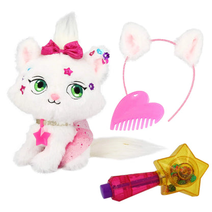 Shimmer Stars Plush Pet You Can Decorate Bubble Pink Pet