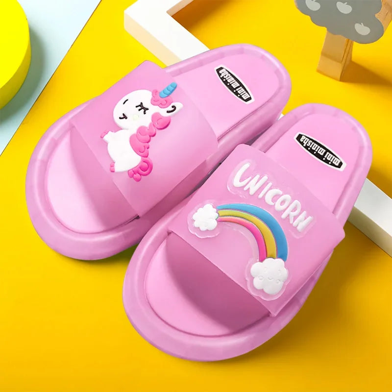 Kids Unicorm Light Up Slippers