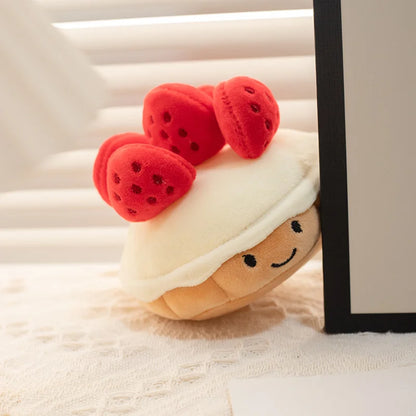 Plush Strawberry Cake Stuffed Toy 10-20cm