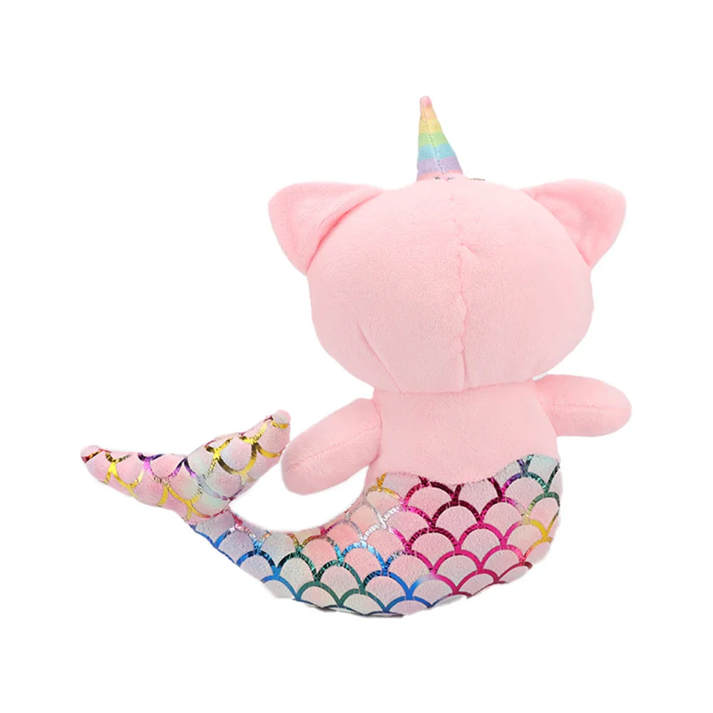 Plush Mermaid Cat Stuffed Toy - 28cm