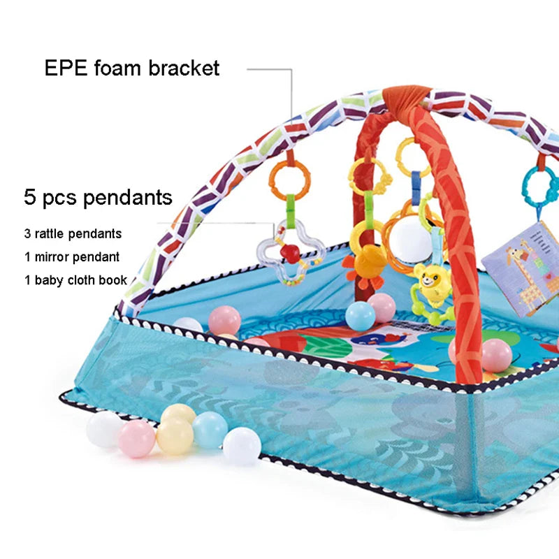 Baby Crawling Play Mat Multifunction Fence Activity Gym