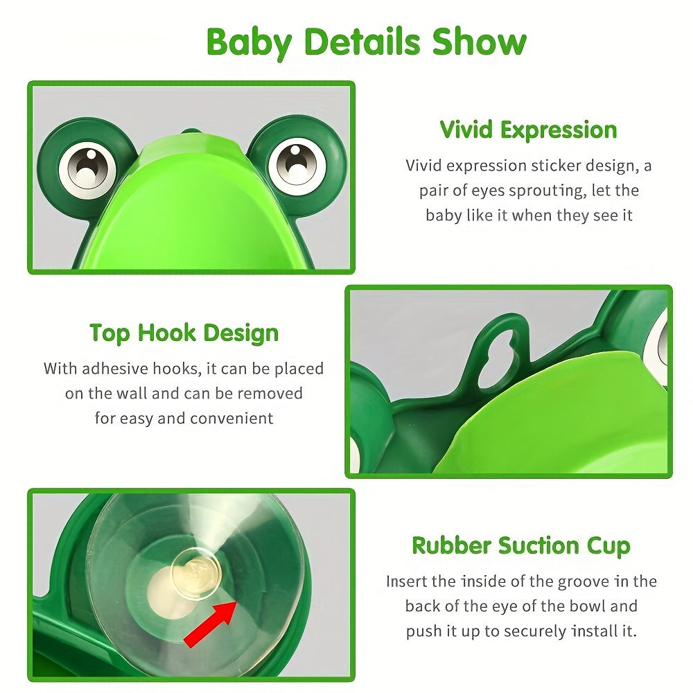 Frog Potty Training Urinal With Fun Aiming Targe