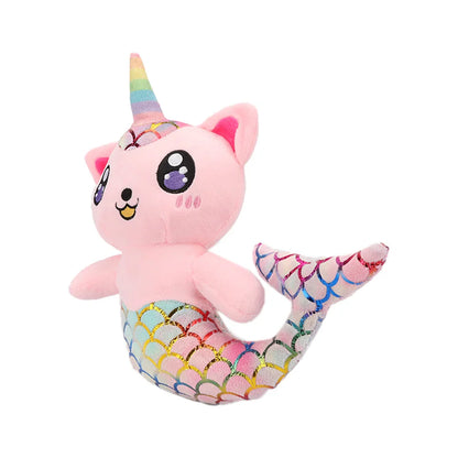 Plush Mermaid Cat Stuffed Toy - 28cm