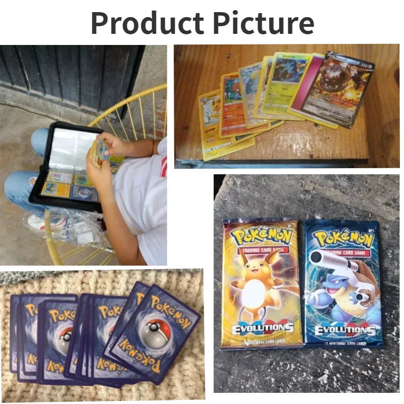 40/80PCS Pokemon Cards Deck Box Pikachu Toys