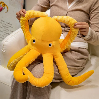 Plush Yellow Octopus Stuffed Toy 30/40/50CM