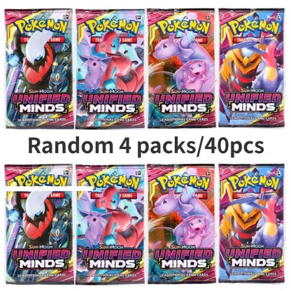 40/80PCS Pokemon Cards Deck Box Pikachu Toys