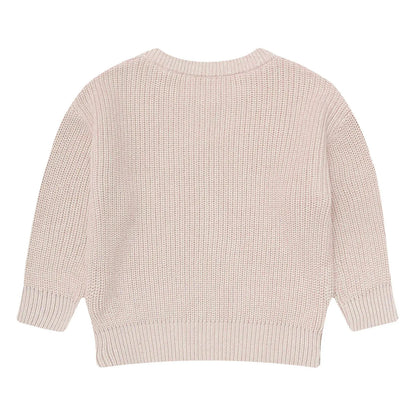 Girls Knitted Embroidered Jumper (Age 3M-6YRS)