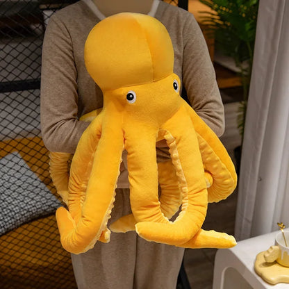 Plush Yellow Octopus Stuffed Toy 30/40/50CM