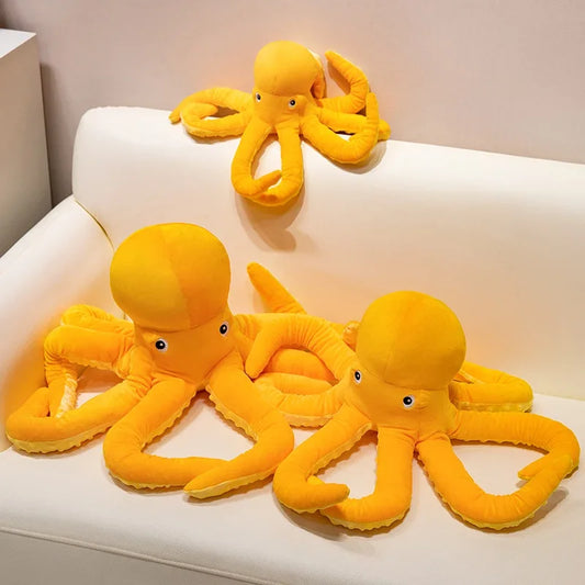 Plush Yellow Octopus Stuffed Toy 30/40/50CM