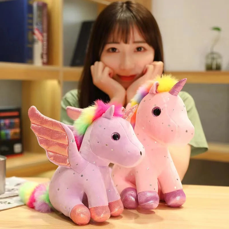 Plush Winged Unicorn Stuffed Toy 14-30cm