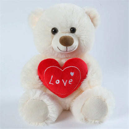 Plush Teddy Bear Heart Valentines Stuffed Toy - 25cm