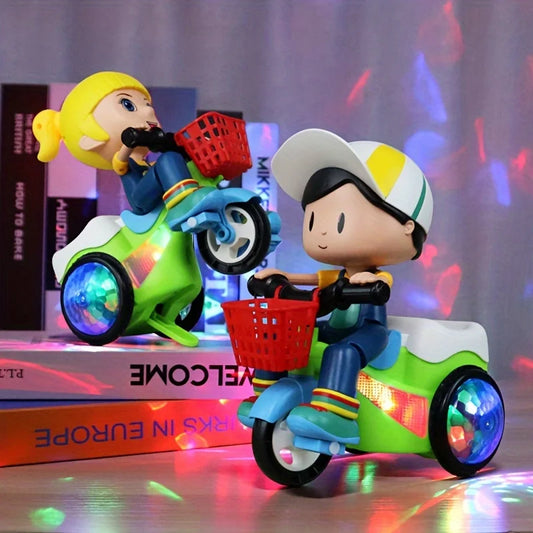 Robot Spinning Tricycle Light Up Toy