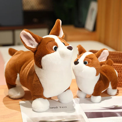 Plush Corgi Dog Stuffed Toy 23-45cm