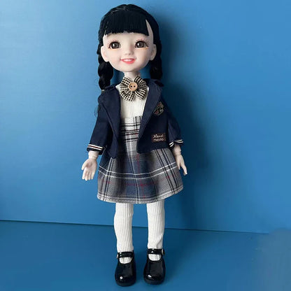 Wednesday Double Jointed Doll 30cm