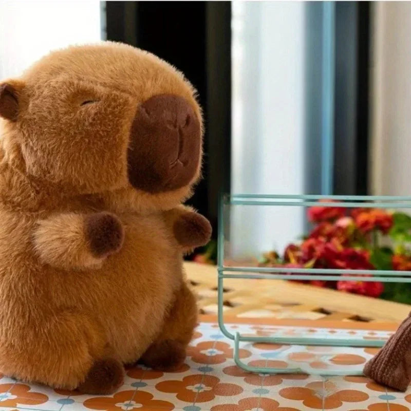 Plush Capybara With Backpack Stuffed Toy 15-30cm