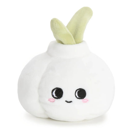 Plush White Garlic Stuffed Toy - 10cm