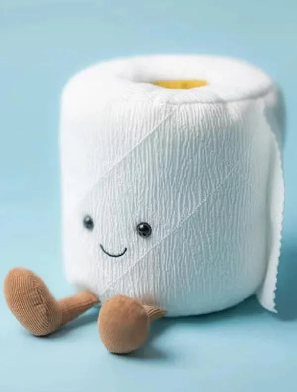 Plush Toilet Paper Stuffed Toy 15cm