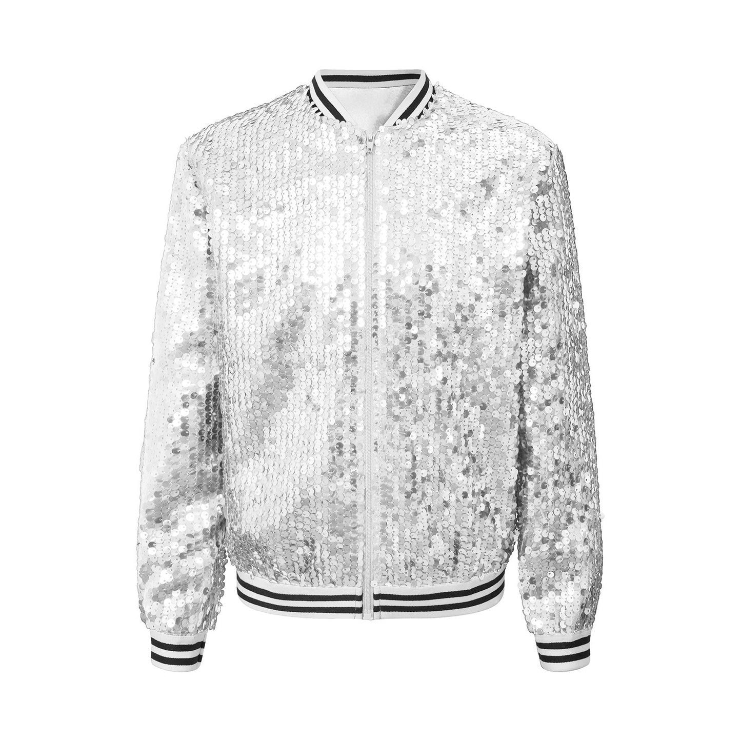 Girls Sequin Baseball Jacket (Age 6-14YRS)