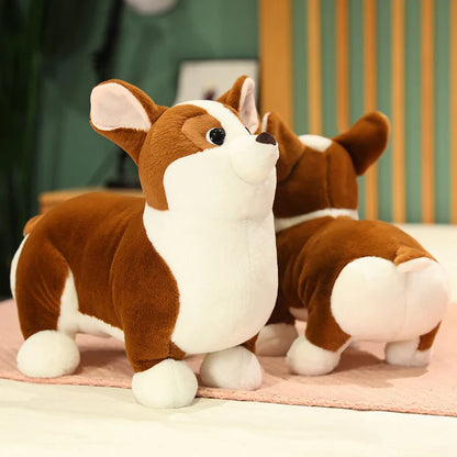 Plush Corgi Dog Stuffed Toy 23-45cm