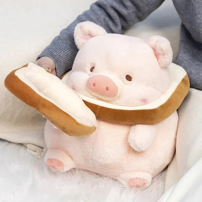 Plush Lulu Pig Bread Plush Toy - 20cm