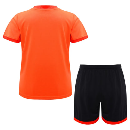 Boys Training Sports T-Shirt & Shorts Set (Age 3-16YRS)