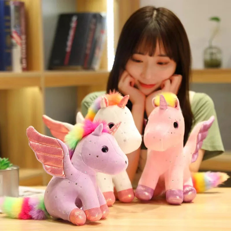 Plush Winged Unicorn Stuffed Toy 14-30cm