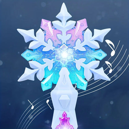 Princess Snowflake Glowing Magic Wand Toy