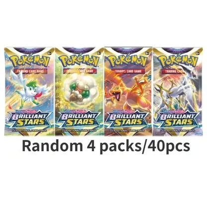 40/80PCS Pokemon Cards Deck Box Pikachu Toys