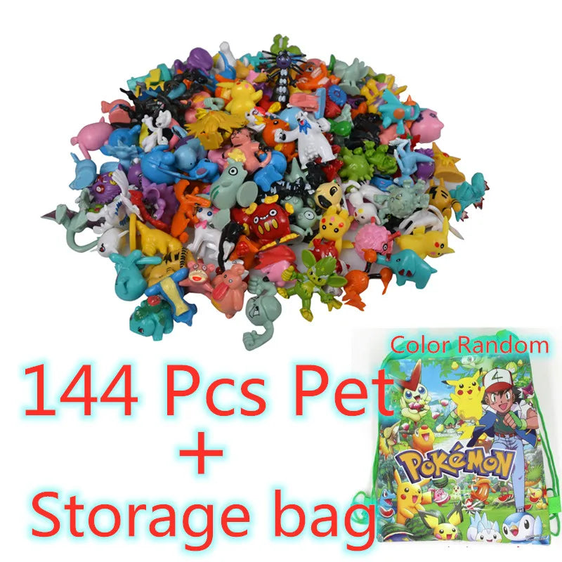 144 Pack Pokemon Figure Toys