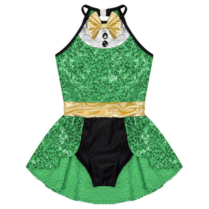 Girls Ringmaster Sequin Romper Halloween (8-18 YRS)