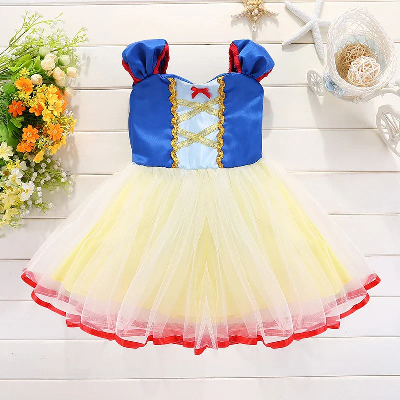 Girls Snow White Costume Dress (Age 12M - 4YRS)