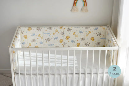 Cartoon Cotton Baby Crib Bumper