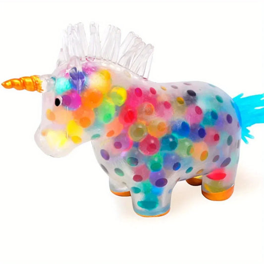 Unicorn Stress Balls Fidget Ball Toy Colorful Gel Water