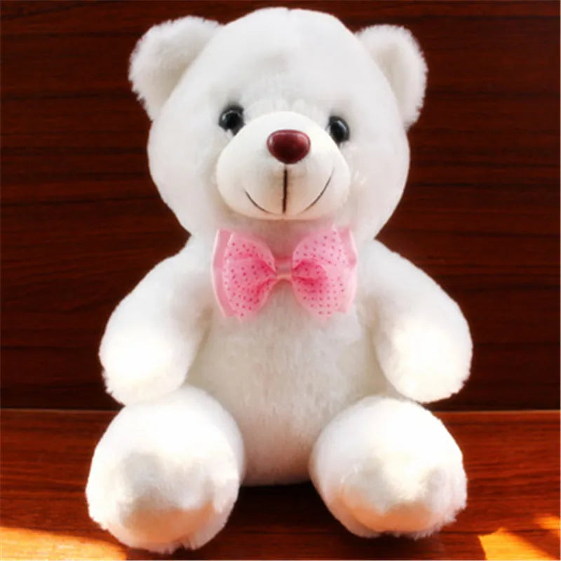 Plush Luminous Light Up LED Teddy Bear Stuffed Toy 22cm