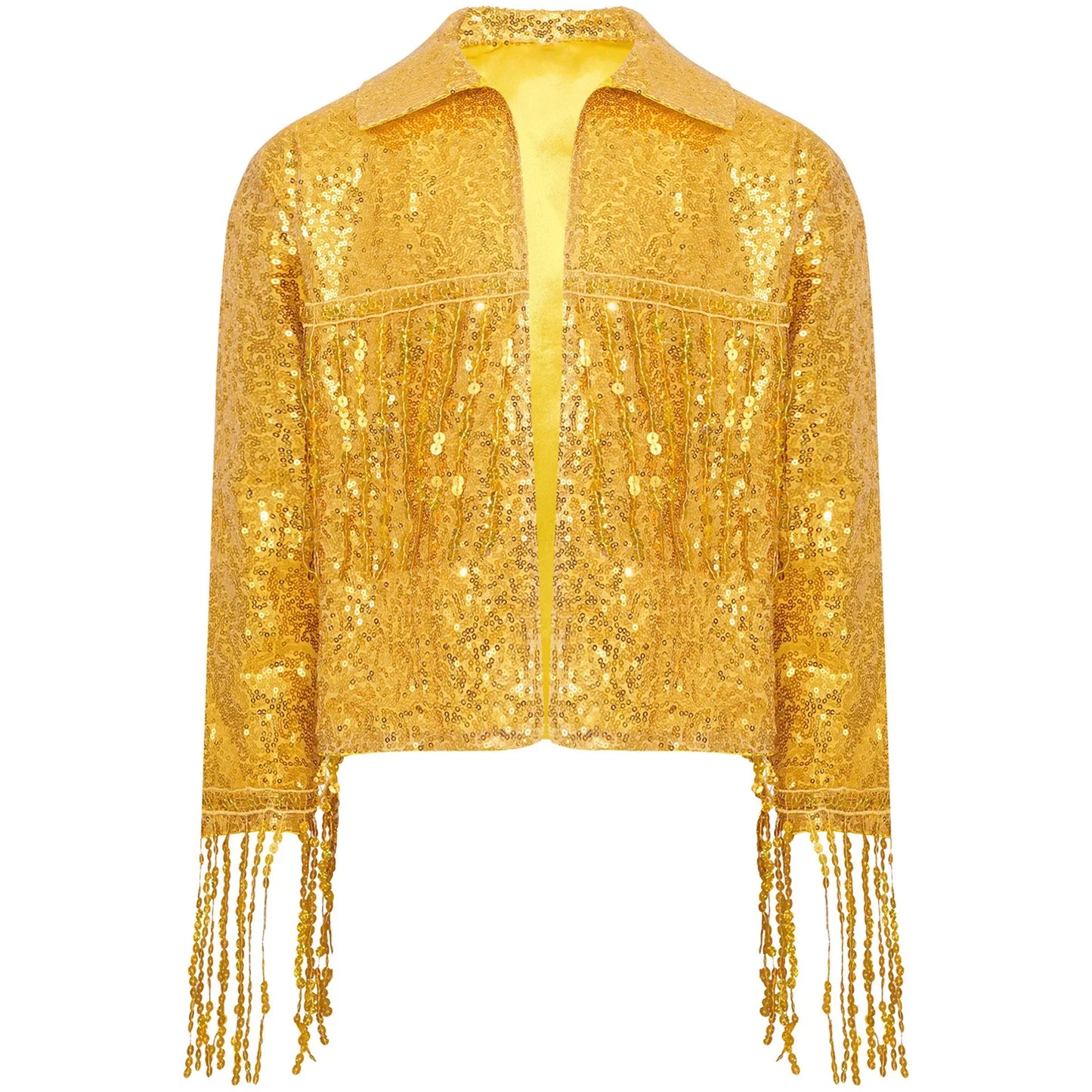 Girls Sparkly Sequin Tassel Jacket (Age 6-14YRS)